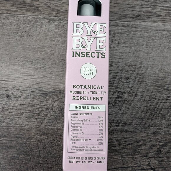 Bye Bye Insects Other - Bye Bye Insects Botanical Repellent Spray